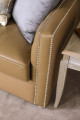 Диван Двойной Невада J (Неоклассика, Прямой, Кожа+Кожзам) купить в Москве