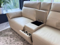 Диван Карелло двухместный (Реклайнеры, Натуральная Кожа, Алькантара) для дома