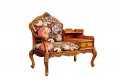 Банкетка с подставкой Дакота (Классика, массив дерева) для загородного дома
